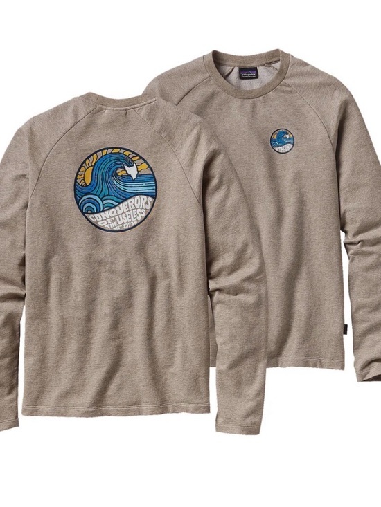 Patagonia Other - Patagonia Beige Graphic Long Sleeve Tee Mens M